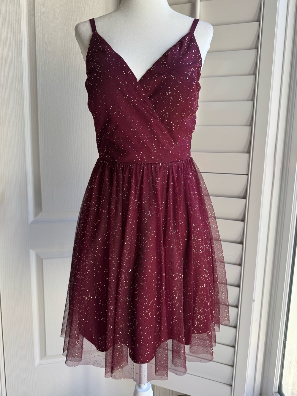 speechless burgundy dress Glitter Tulle Mini Select Pants Size:34 Navy Ruched Maxi Dress Collection_Occasion Ebay and you